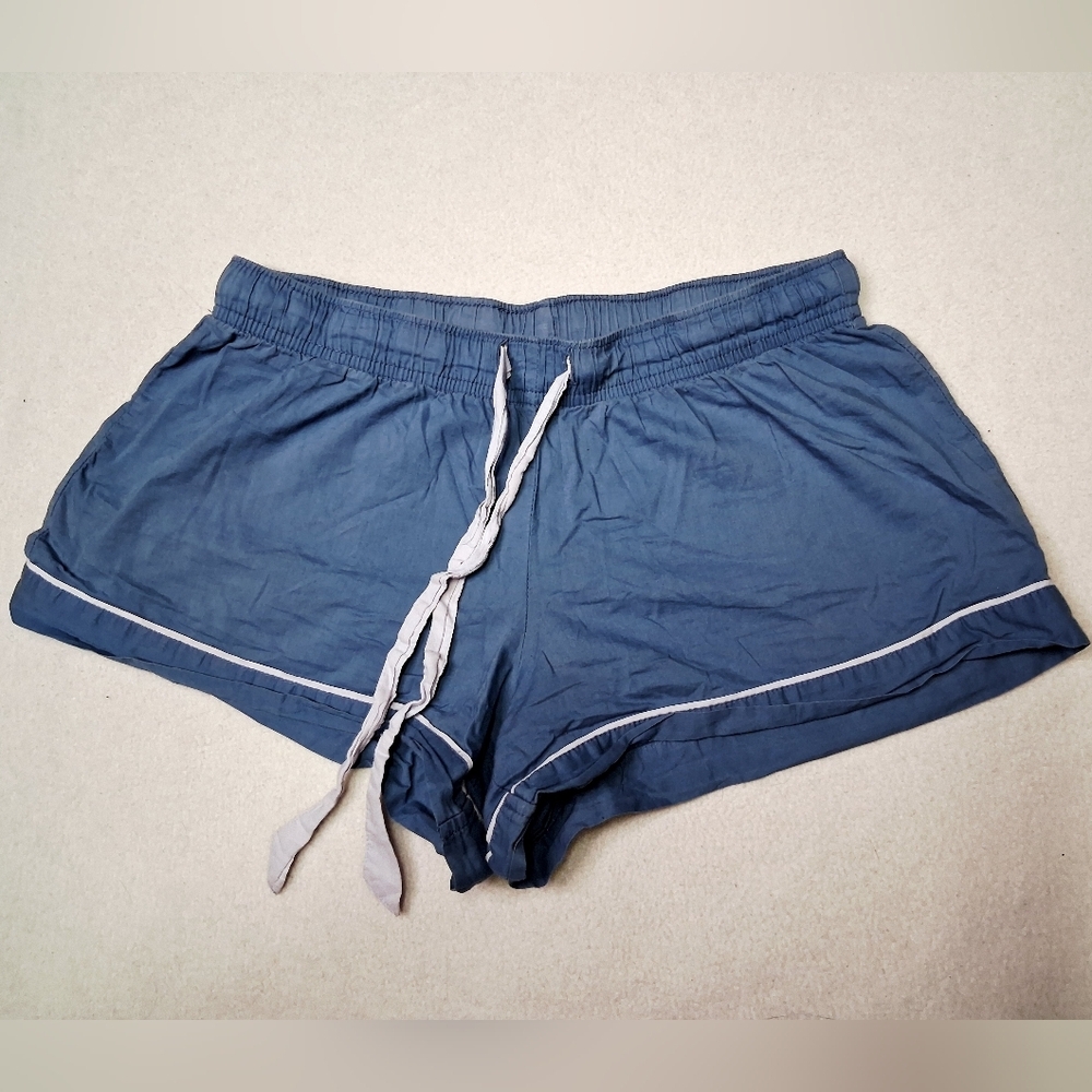 4/20$ Adore Me Blue Athletic Shorts With White Trim